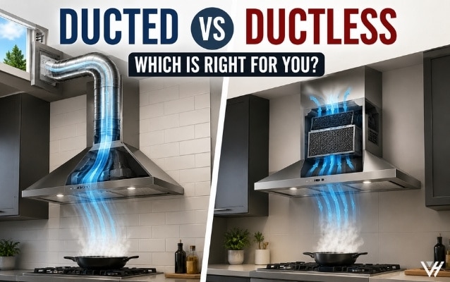 Ducted vs Ductless Range Hood