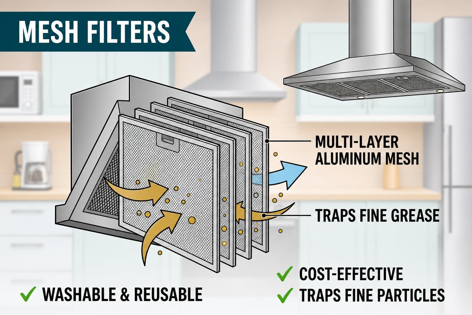Types of Range Hood Filters: Which One Do You Need?