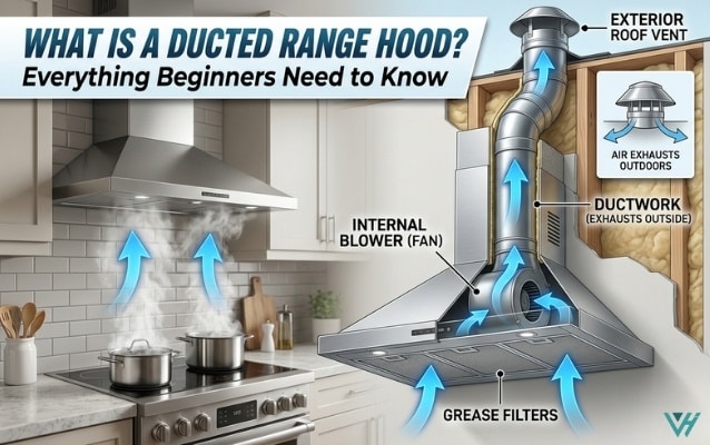 what is a ducted range hood