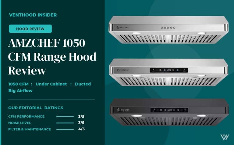 AMZCHEF 1050 CFM Range Hood